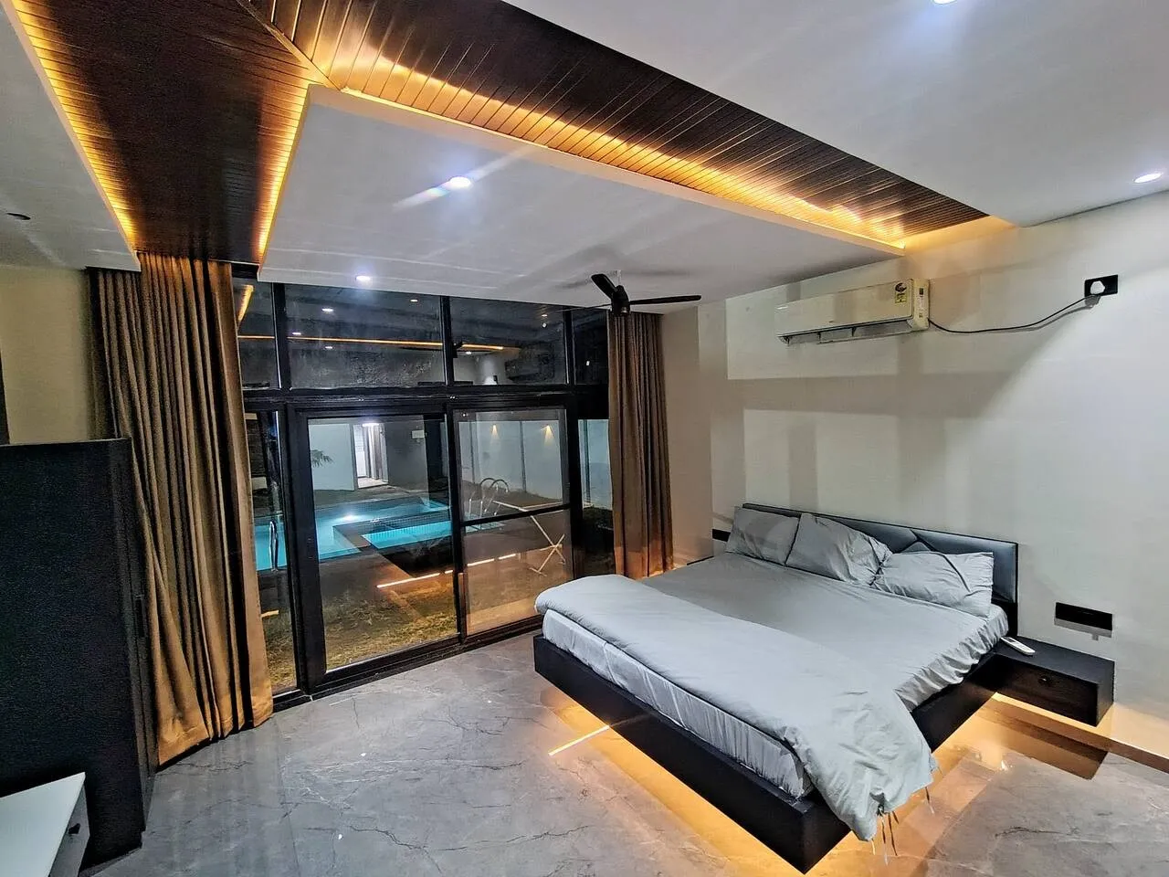Bedroom at Joy Retreat, Bakaram, Moinabad
