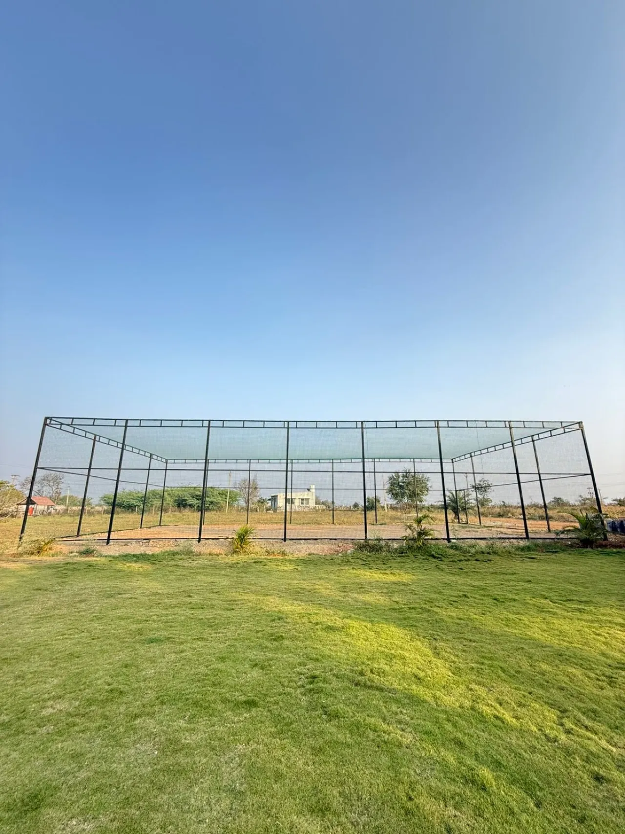 Box cricket area at RG farmhouse, Aziz Nagar, Moinabad