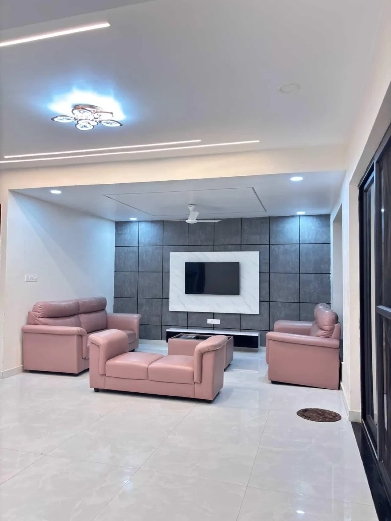 Living room at Kamalam Farm Stays, Moinabad