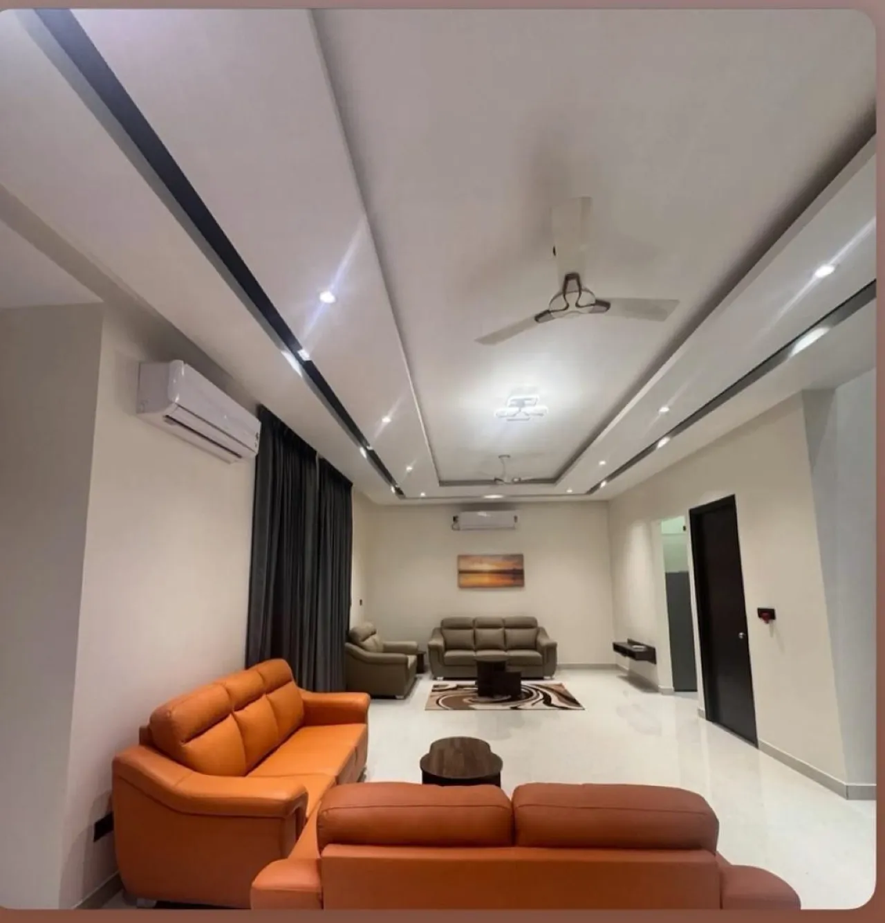Living room at Sunrises farm stay with Boxcricket, Moinabad