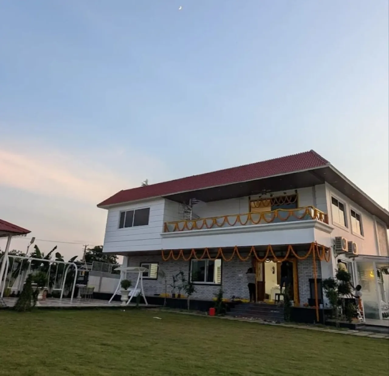 The farmhouse at AV Farm stay, Venkatapur, Moinabad