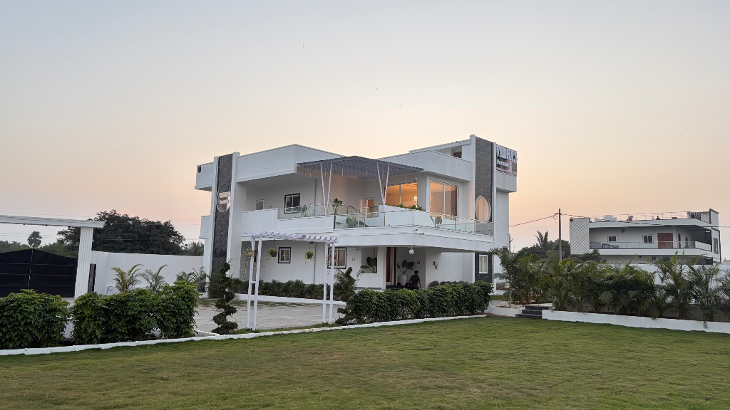 The farmhouse at Vedha Farm stay, Moinabad