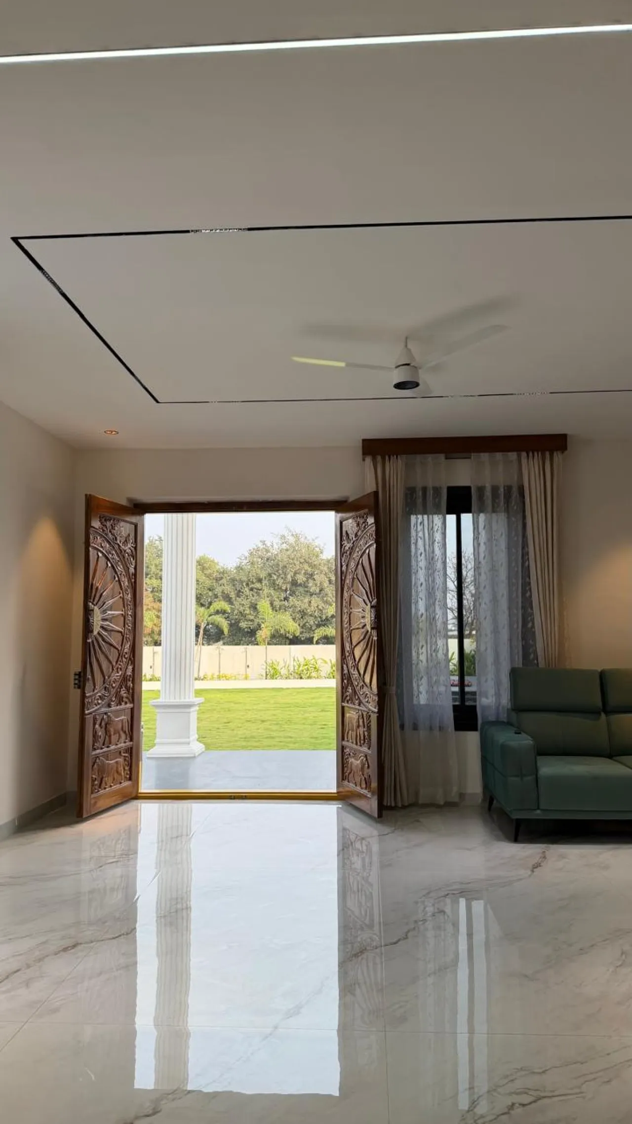 Living room at Find Happiness Farm house, Moinabad