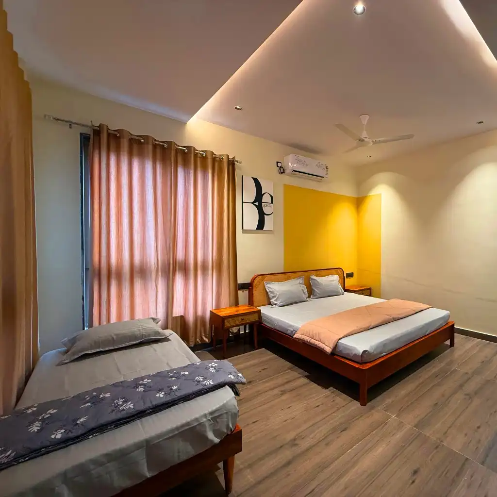 Bedroom at Silver Meadows, Moinabad