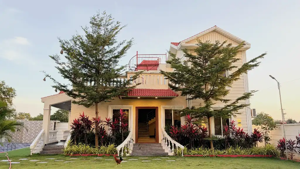 The farmhouse at Cozzy Farm Stay, Kanakamamidi, Moinabad