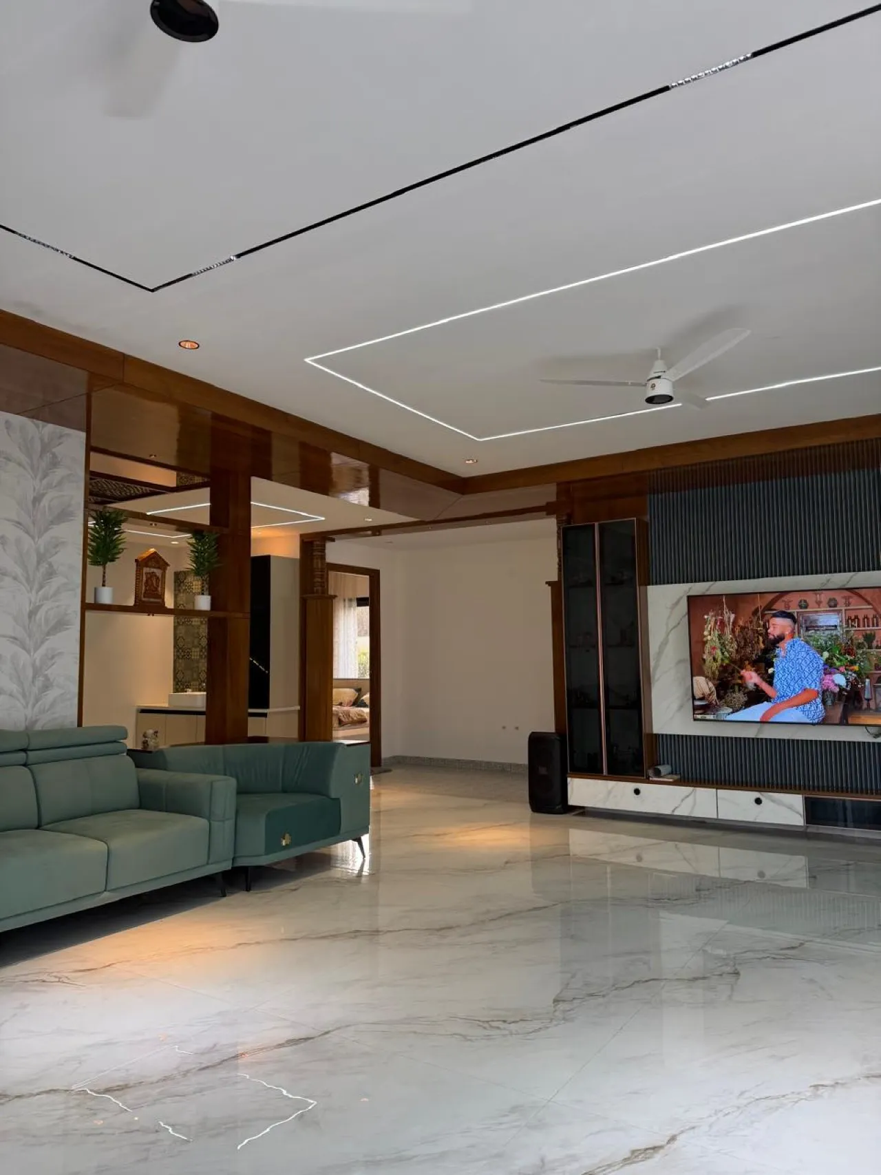 Living room at Find Happiness Farm house, Moinabad
