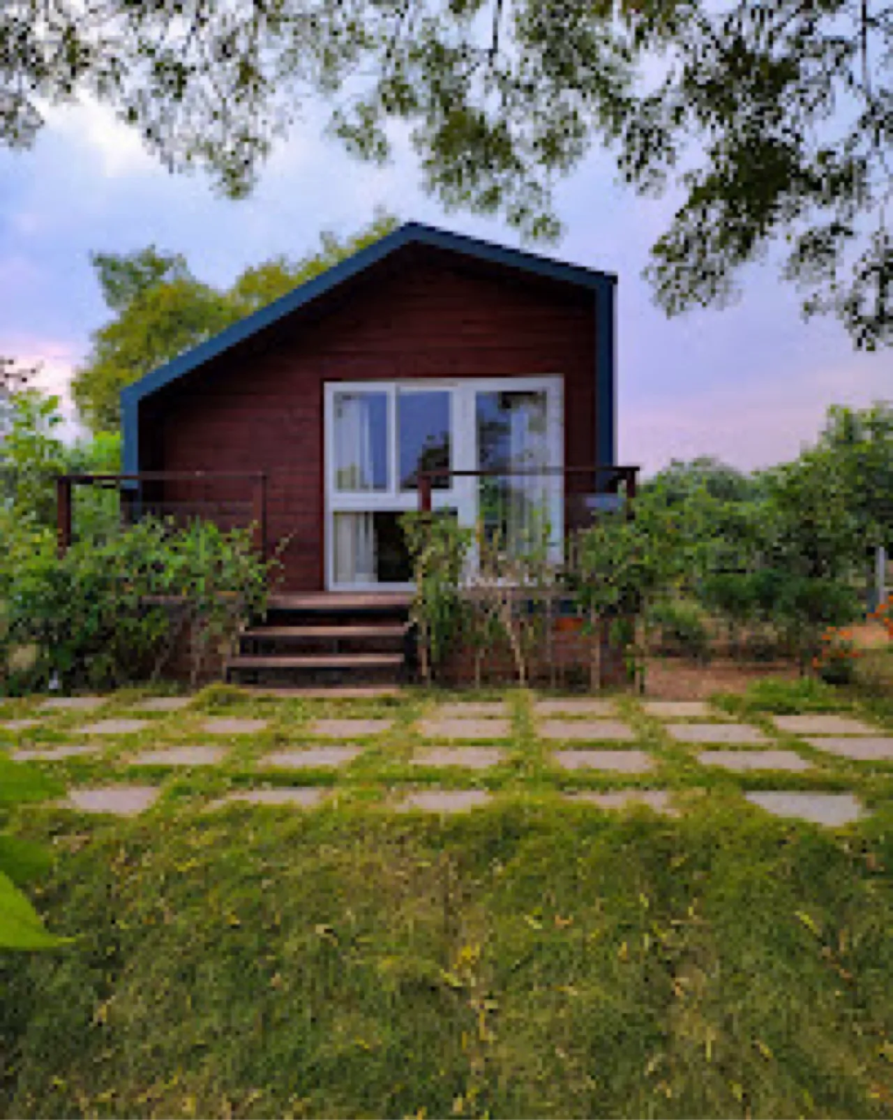 wooden cottage