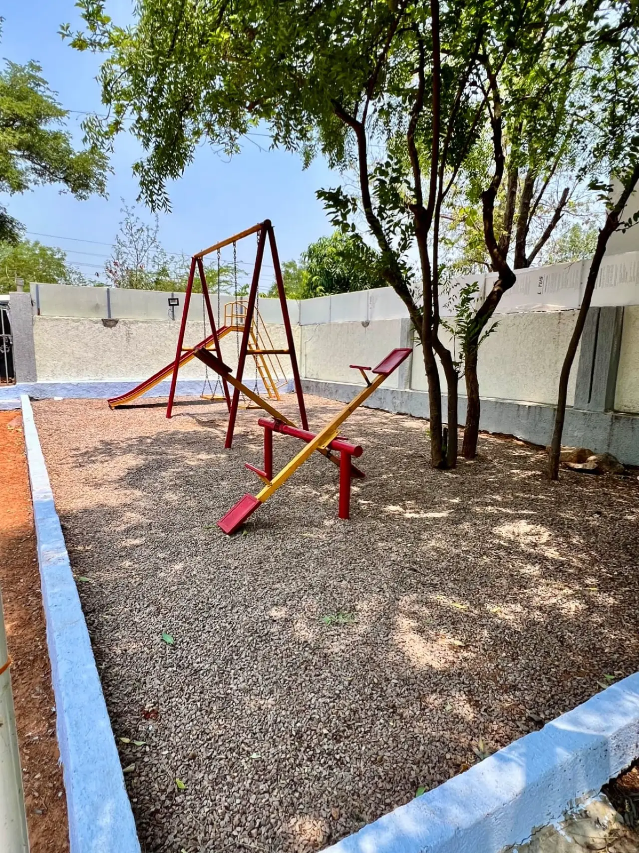 Play area at Candy Farm Stay, Moinabad