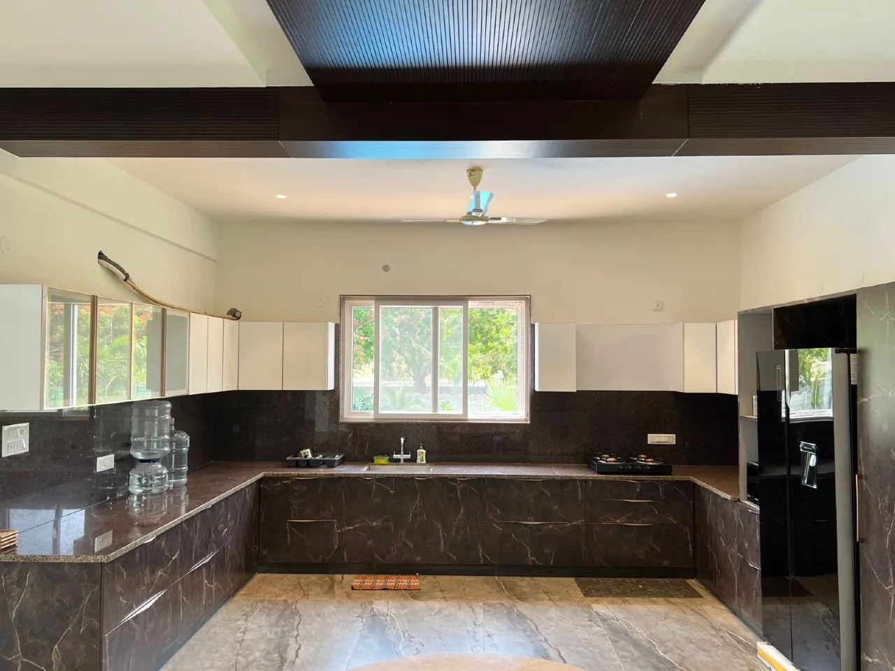 Kitchen at Villa farm stay, Moinabad