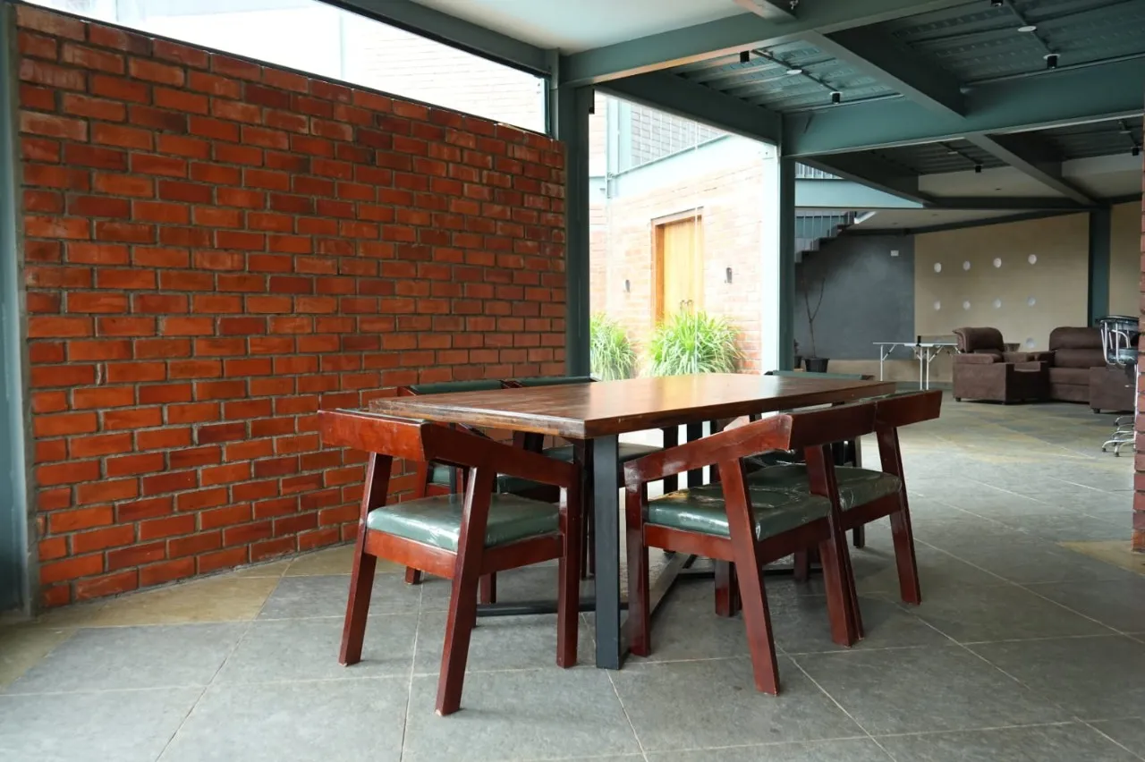 Dining area at Fieldstone Escape, Aziz Nagar, Moinabad