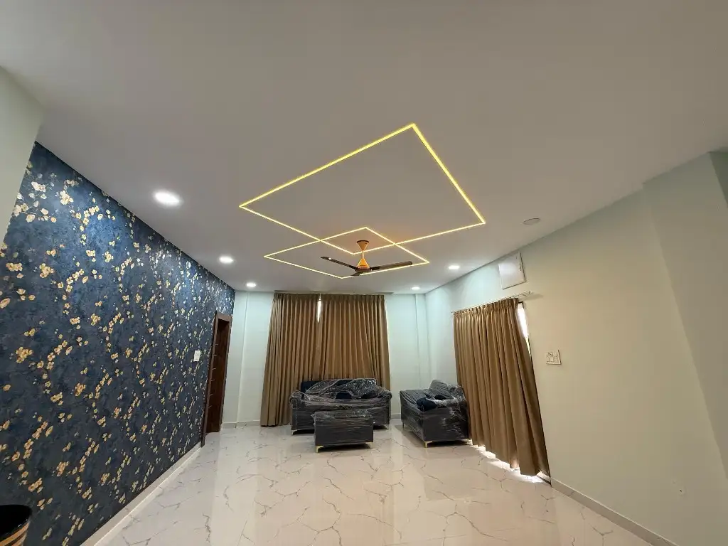 Living room at M farms, Yethbarpally, Moinabad