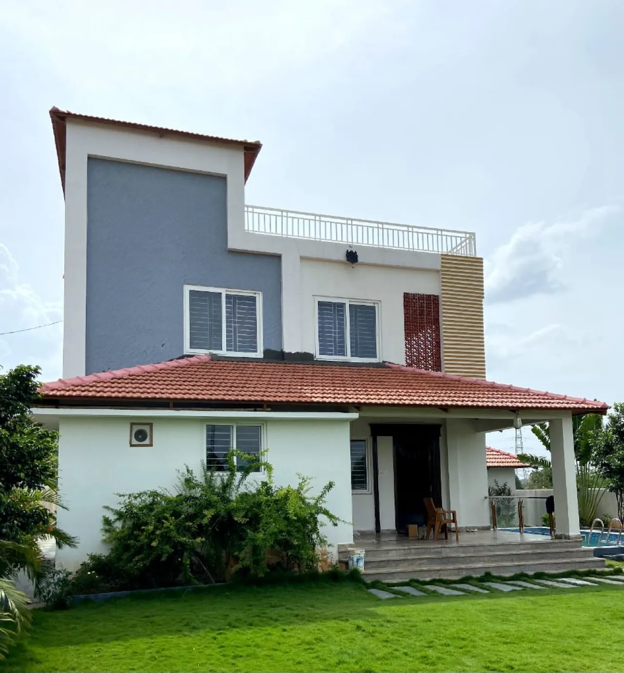The farmhouse at Vayu Farm House, Moinabad