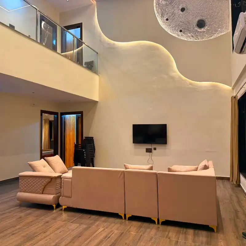 Living room at Silver Meadows, Moinabad